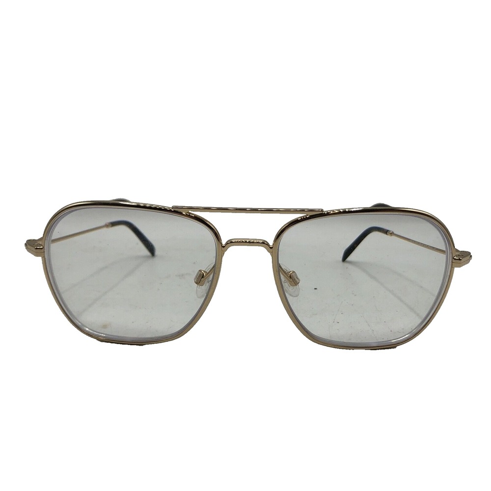 Warby Parker Abe M 2403 55 16 143 Gold Square Aviator Eyeglasses Frames Only